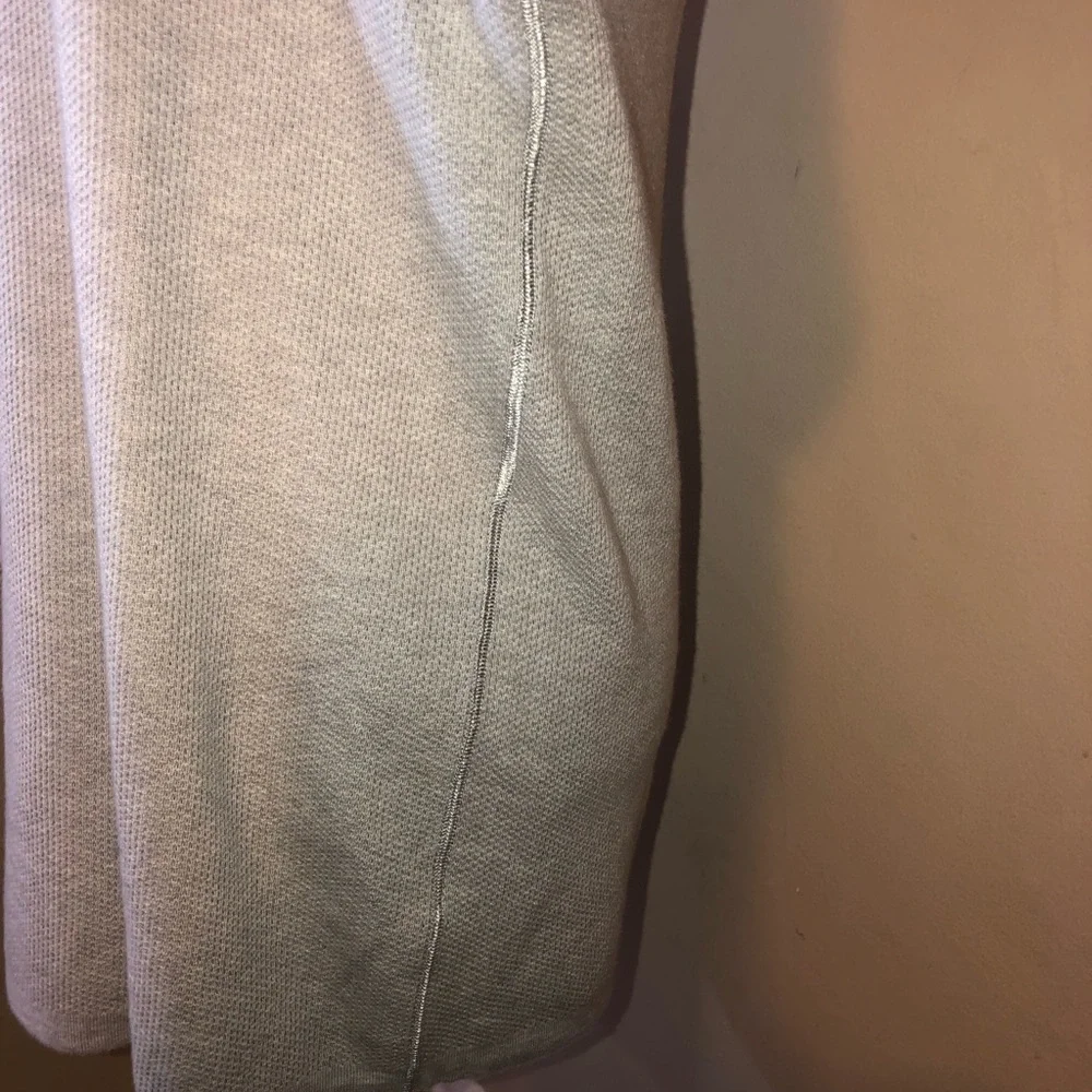 NWT HELMUT LANG Light Gray Cotton Cashmere Blend Knit Pullover Sweater